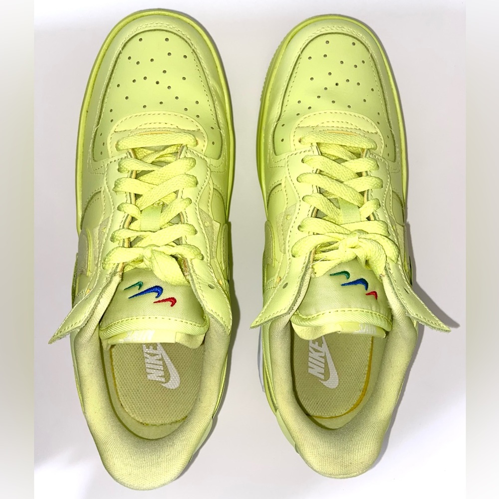 NIKE | Air Force 1 Fontanka | Neon Green Yellow | W Size 8.5 | LIGHT USE
